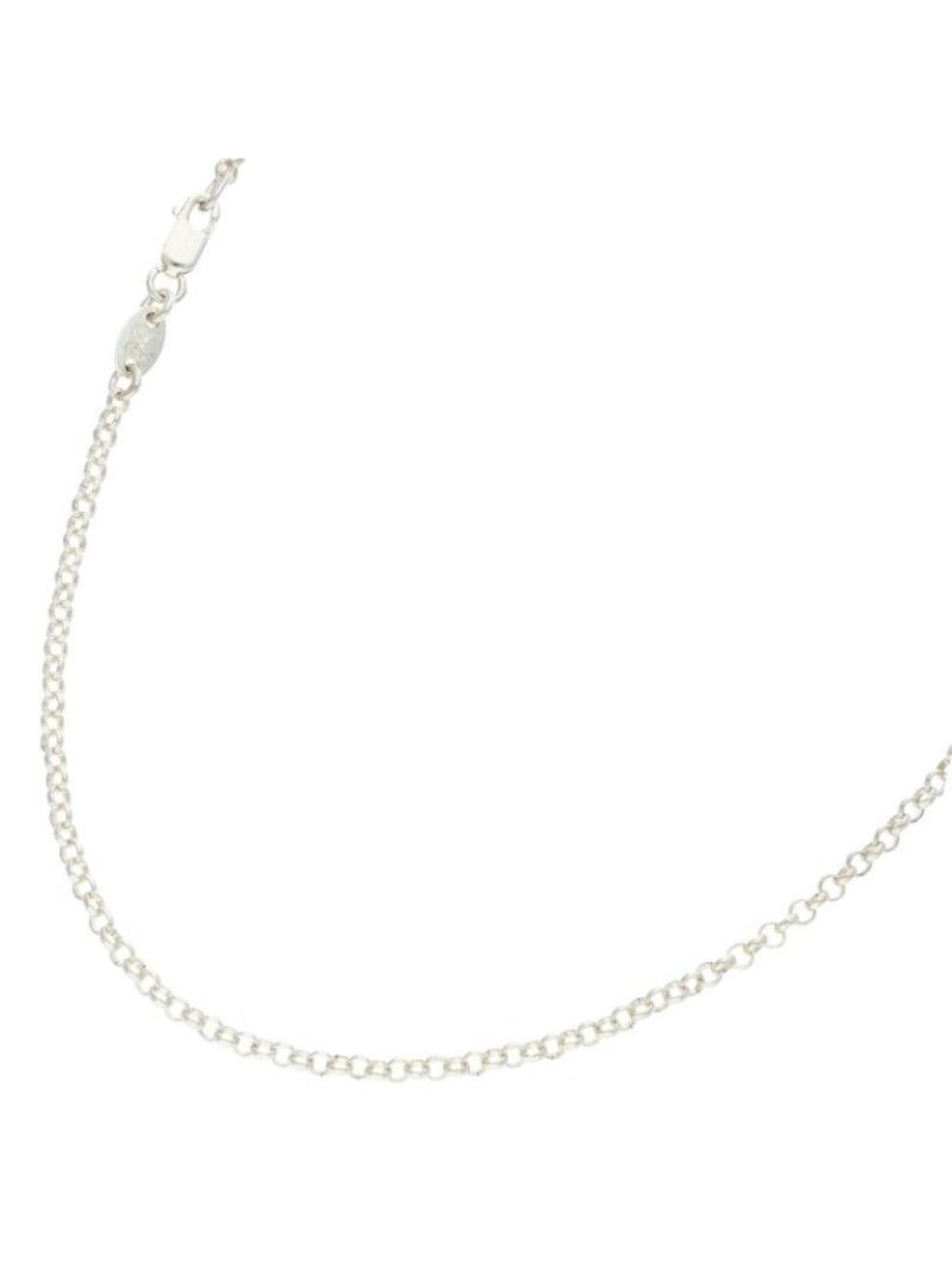 Chrome Hearts Roll Chain Silver Necklace